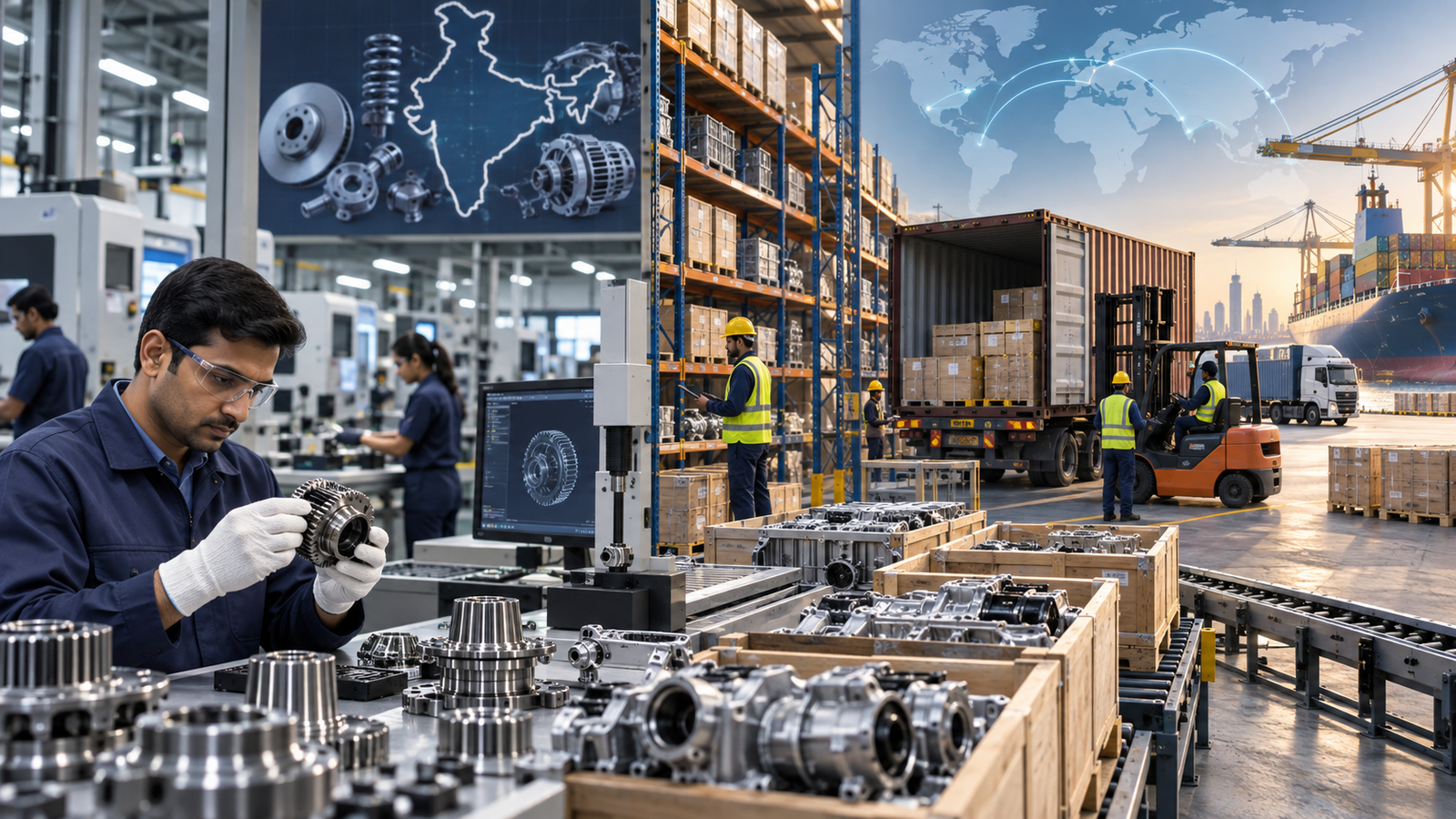 India becoming a global automotive parts sourcing hub